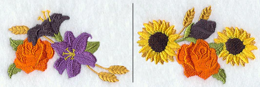 Halloween Flowers Border - Image 3