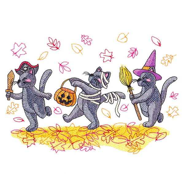 Halloween Fun Cats - Image 2