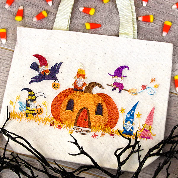 Halloween Gnome Border - Image 10