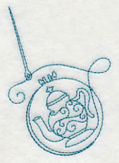 Hand Embroidery Hoop 4 (Redwork) - Image 2
