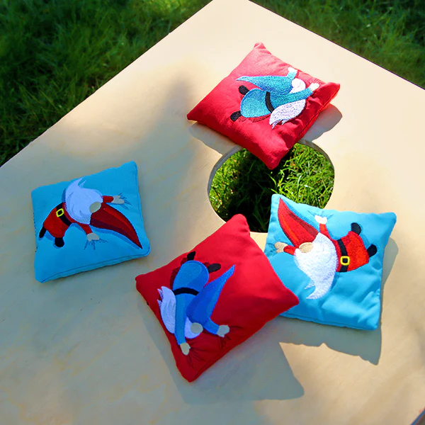 Hang on Tight Gnome Cornhole Bag (In-the-Hoop) - Image 2