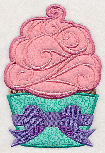 Happy Birthday Cupcake (Applique) - Image 3