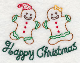 Happy Christmas Gingerbread (Vintage) - Image 2