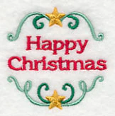 Happy Christmas Jar Cover - Image 2