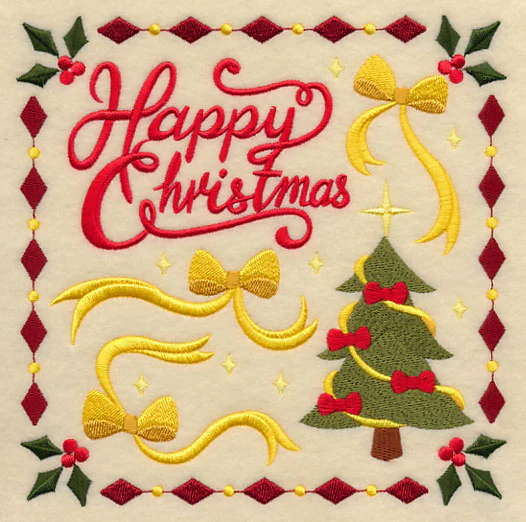 Happy Christmas Ribbons - Image 2