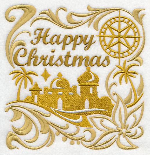 Happy Christmas with Bethlehem Silhouette - Image 2