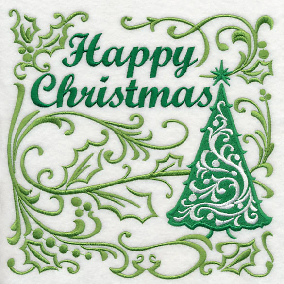 Happy Christmas with Festive Filigree - Image 6