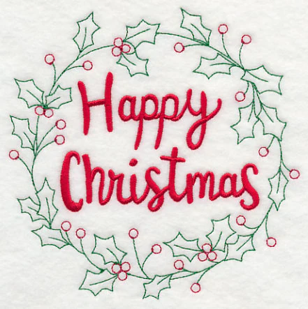 Happy Christmas Wreath - Image 3