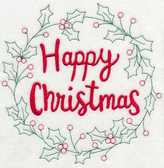 Happy Christmas Wreath - Image 6