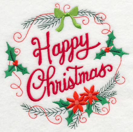 Happy Christmas Wreath - Image 3