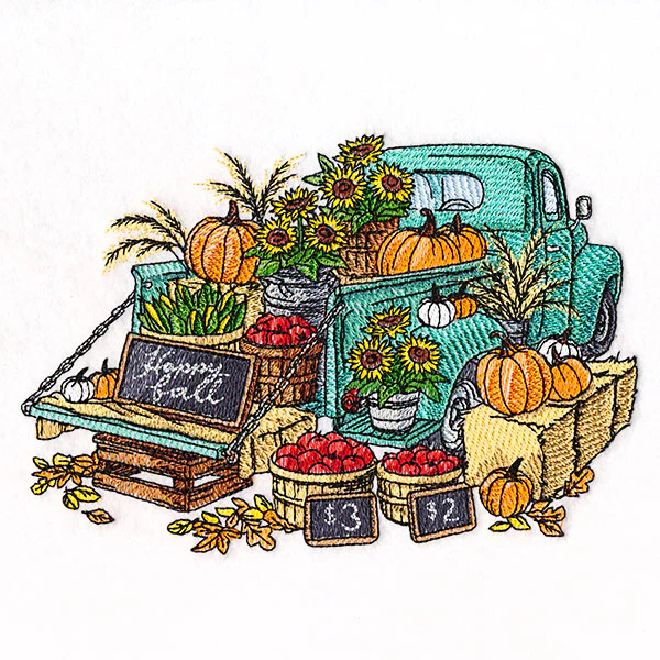 Happy Fall Harvest Truck - Image 3