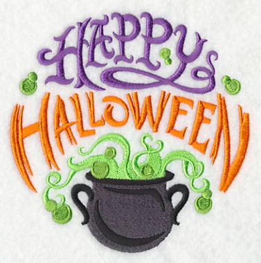 Happy Halloween and Bubbling Cauldron - Image 4
