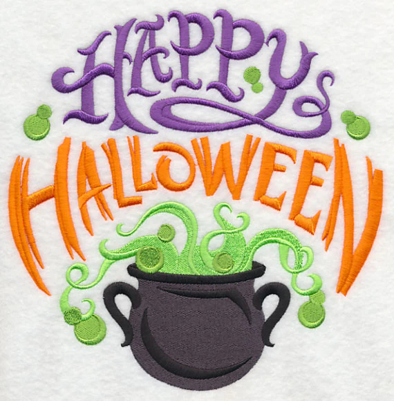 Happy Halloween and Bubbling Cauldron - Image 6