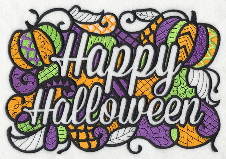 Happy Halloween (Blackwork) - Image 4