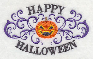 Happy Halloween with Jack-o-Lantern and Filigree - Image 4