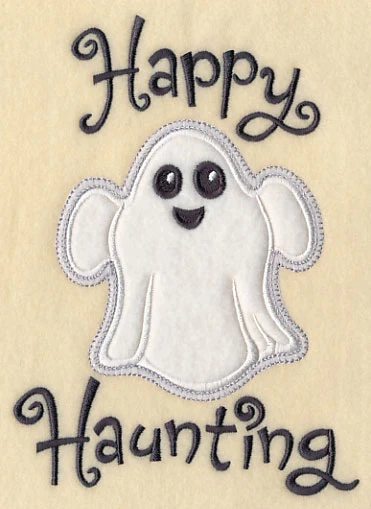 Happy Haunting Ghost (Applique) - Image 3