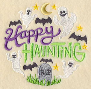 Happy Haunting Ghosts in Graveyard - Image 5