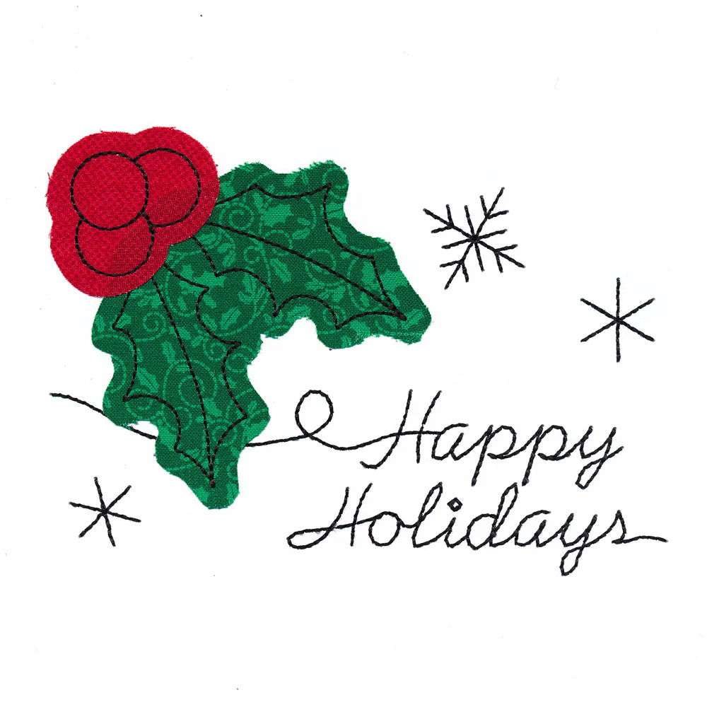 Happy Holidays (Cardstock Applique) - Image 2