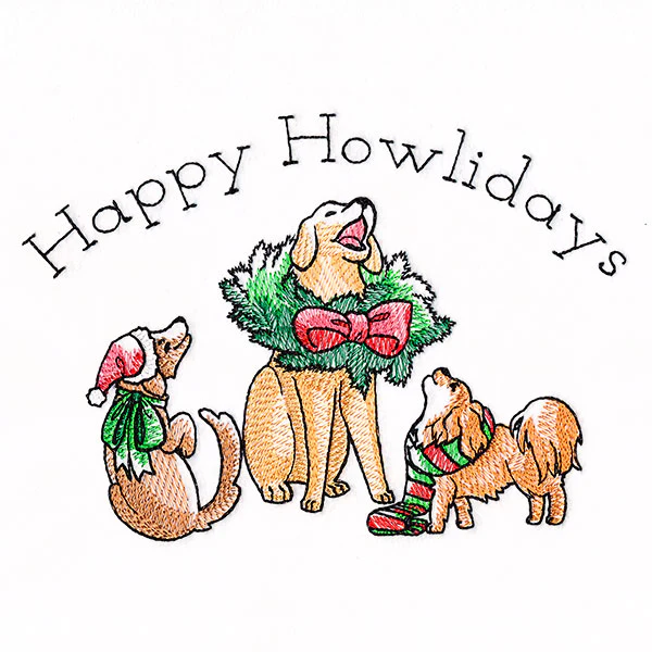 Happy Howlidays Caroling Dogs - Image 3