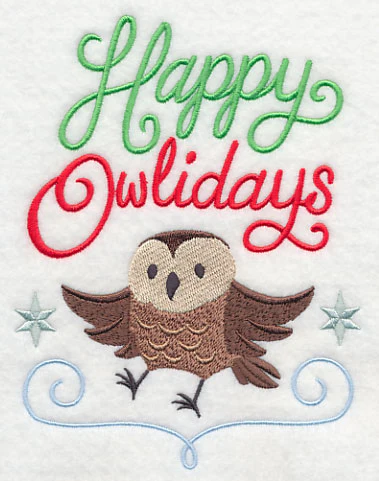 Happy Owlidays and Owl - Image 2