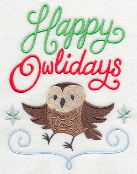 Happy Owlidays and Owl - Image 3