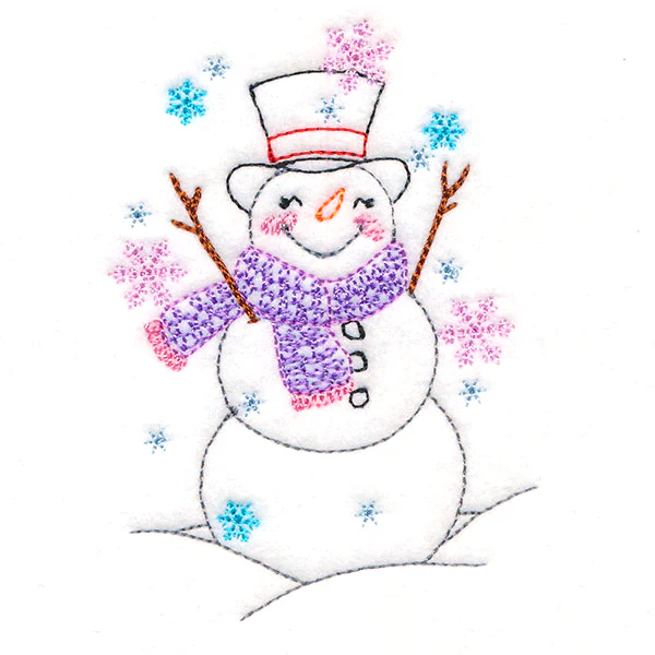 Happy Snowman (Vintage) - Image 4
