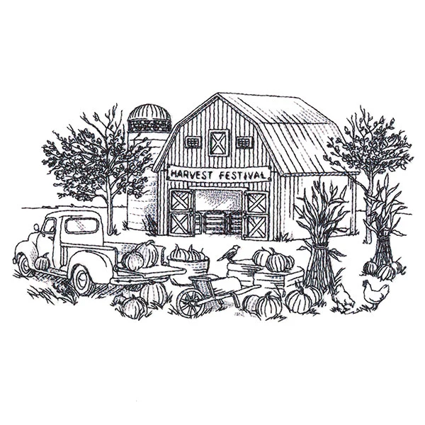 Harvest Festival Country Scene - Image 10