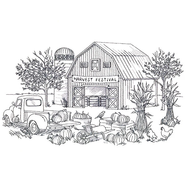 Harvest Festival Country Scene - Image 13
