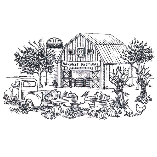 Harvest Festival Country Scene - Image 7