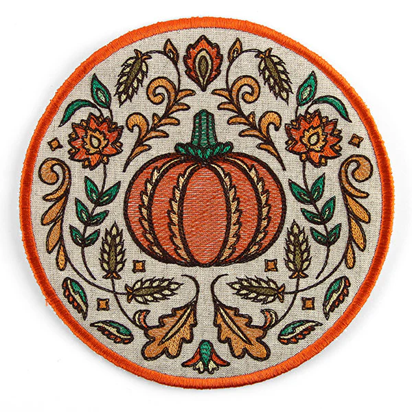 Harvest Folk Art Trivet (In-the-Hoop) - Image 3