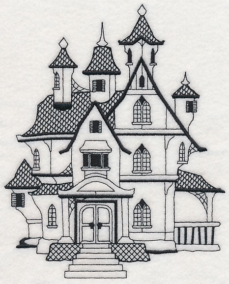 Haunted House (Blackwork) - Image 2