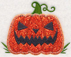 Haunting Halloween Pumpkin (Heirloom Applique) - Image 3