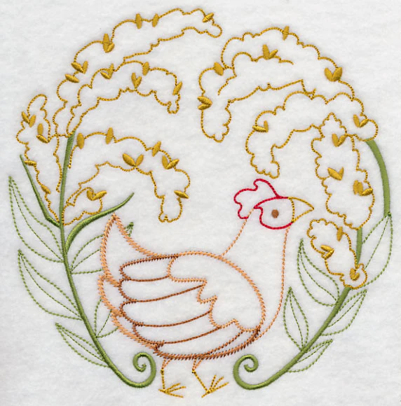 Hay Field Hen (Vintage) - Image 6