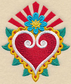 Heart and Flower Milagro - Image 3