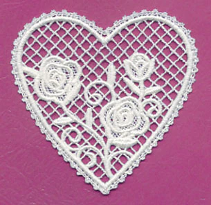 Heart and Roses 2 (Battenburg Lace) - Image 3