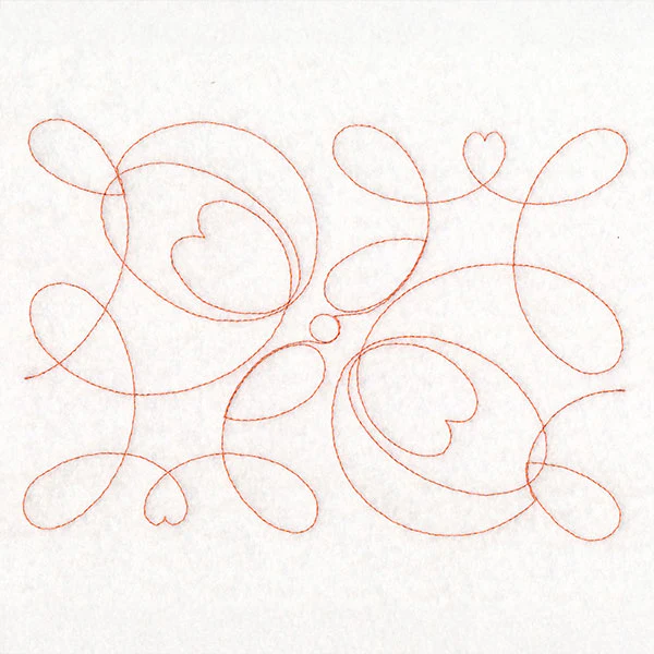 Heart & Flow Heart Loops (Edge-to-Edge Quilting) - Image 3