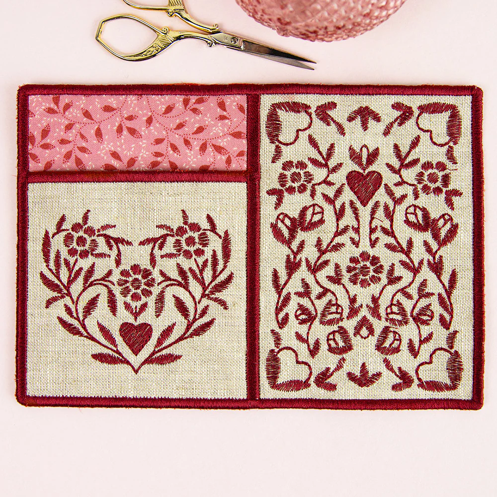 Heart Pocket Mug Rug (In-the-Hoop) - Image 6