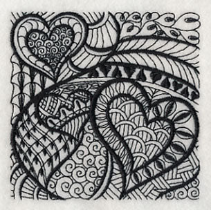 Heartfelt Elegance (Blackwork) - Image 5