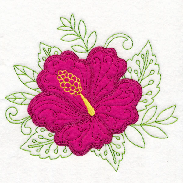 Heavenly Hibiscus (Applique) - Image 5