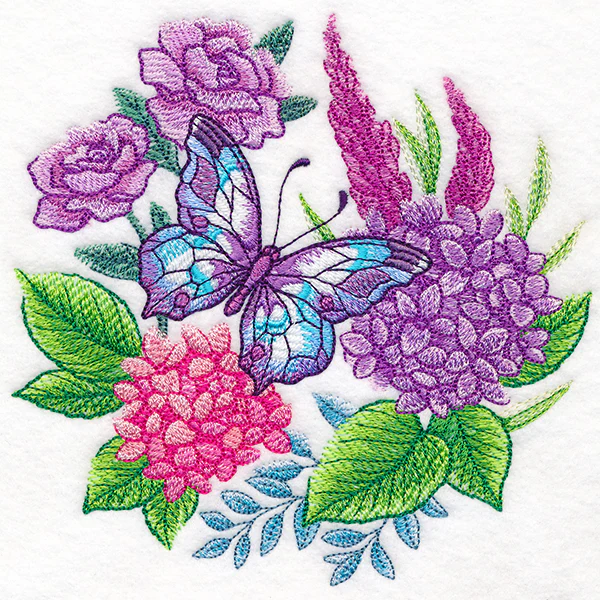 Heavenly Hydrangeas and Butterfly Bouquet - Image 5