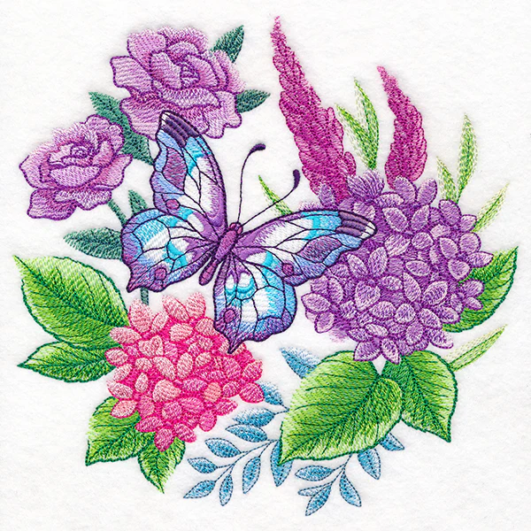 Heavenly Hydrangeas and Butterfly Bouquet - Image 9