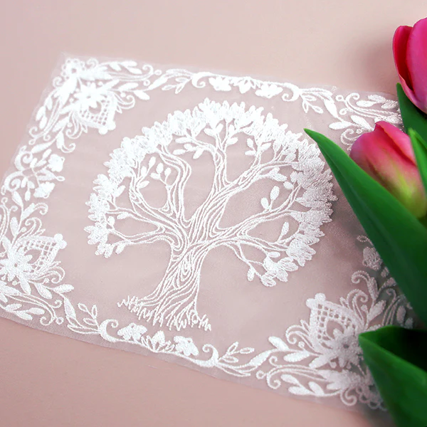 Heirloom Family Tree Doily (Organza) - Image 8