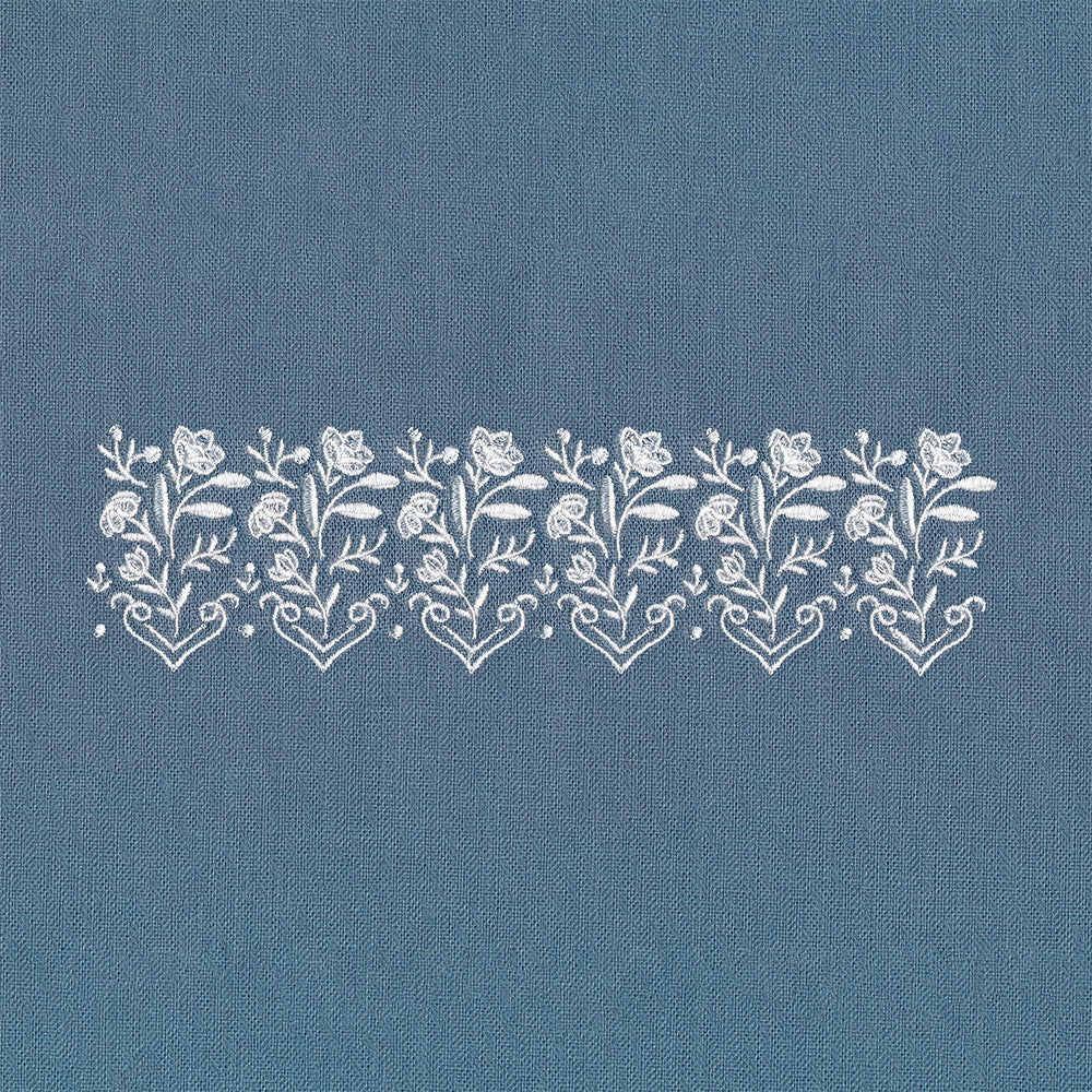 Heirloom Flowers - Border 1 (Whitework) - Image 3
