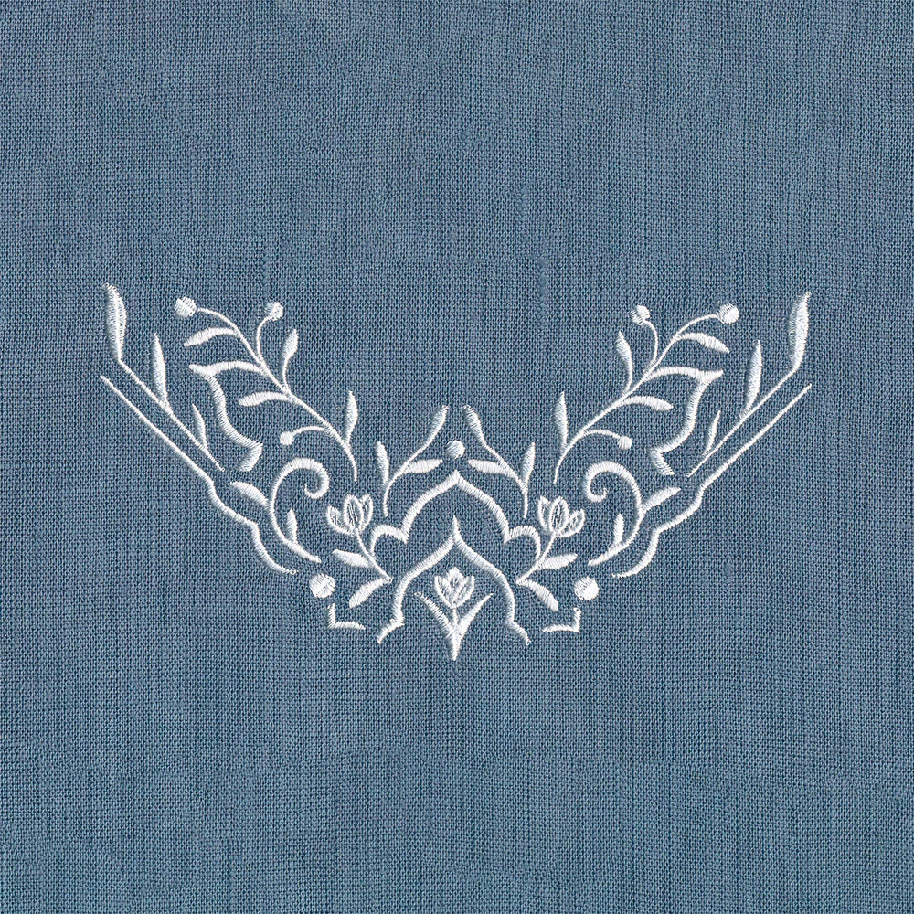 Heirloom Flowers - Corner 1 (Whitework) - Image 3