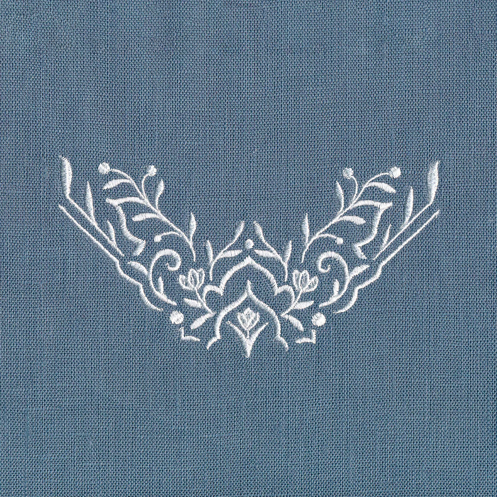 Heirloom Flowers - Corner 1 (Whitework) - Image 4