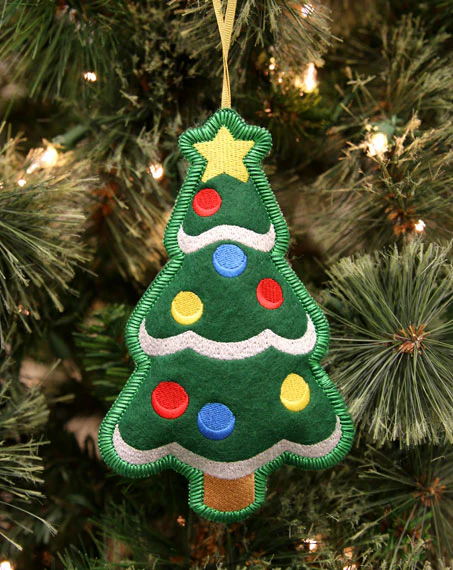 Heirloom Stuffed Ornament - Tree (In-the-Hoop) - Image 3
