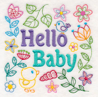 Hello Baby Square - Image 4