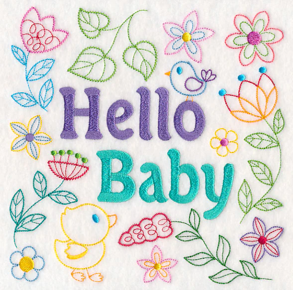 Hello Baby Square - Image 6