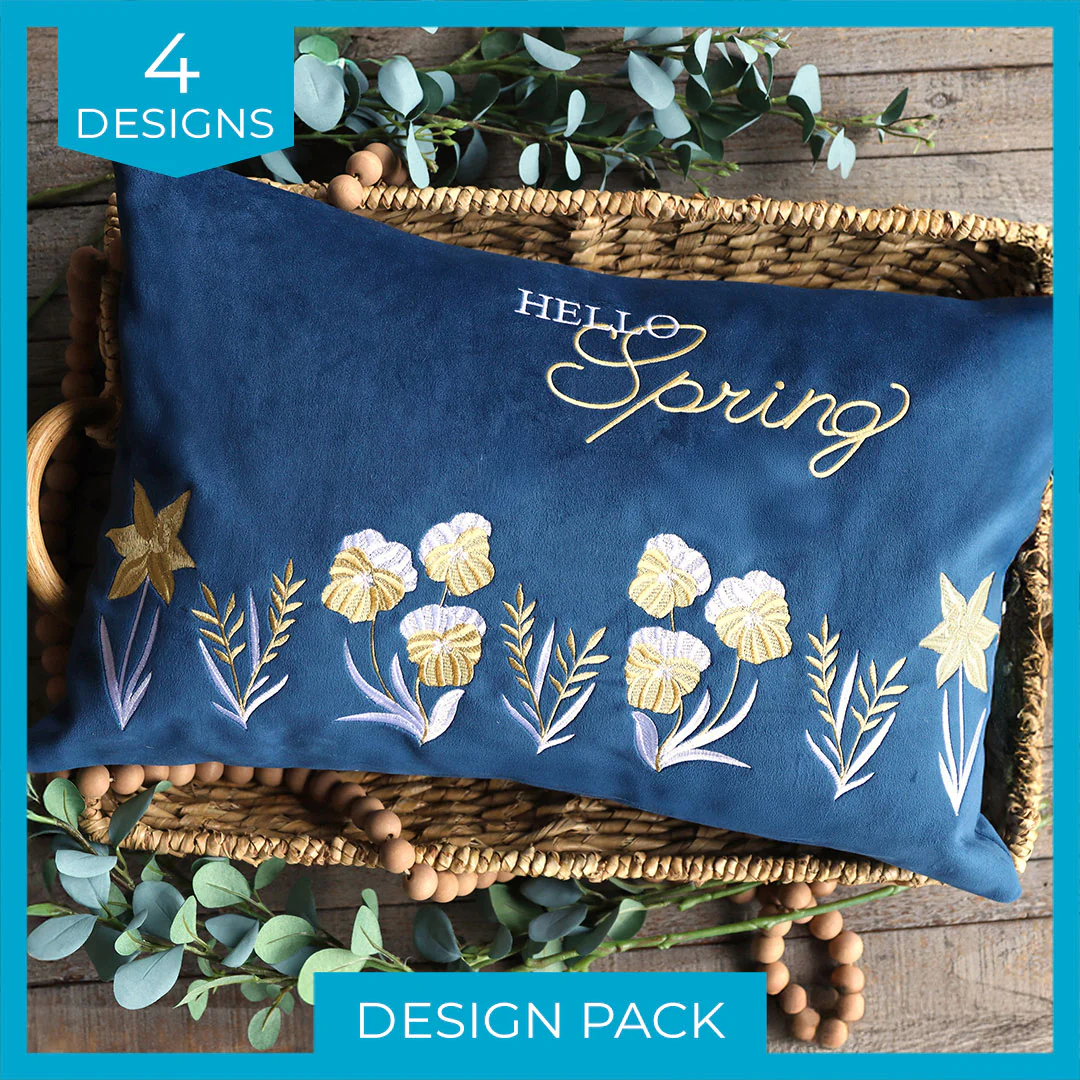 Hello Spring Florals Design Pack - Image 4