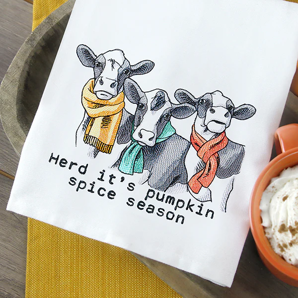 Herd It's Pumpkin Spice Season Cows - Image 2